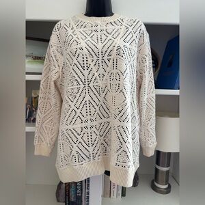 See By Chloe Intricate Cream Sweater